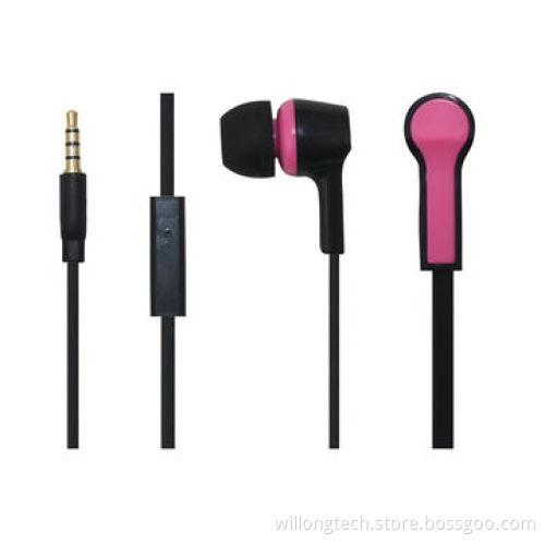 Wired earphone, 3.5mm jack plug for mobile phone, MP3, MP4